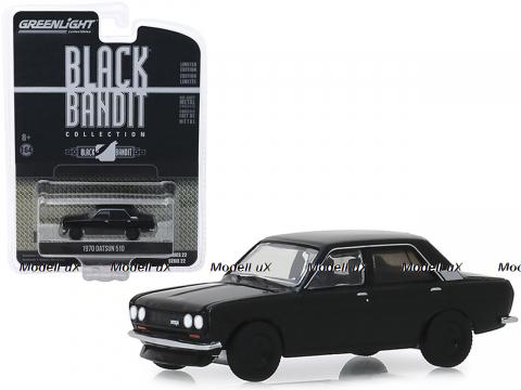 Datsun 510, black, Greenlight 1:64