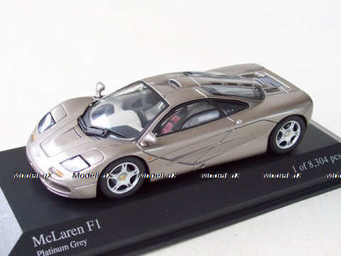 McLaren F1 GTR, grey, Minichamps 1:43