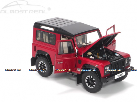 Land Rover Defender 90 works V8 70TH edition 2017 red, Almost Real 1:18