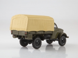 ГАЗ-63 бортовой (с тентом), арт. 102637, АвтоИстория 1:43