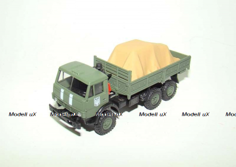 КамАЗ АТО низкий борт груз 1 RAL 6003, КУМ 495 1:87