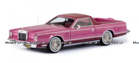 Lincoln Continental Mark V Coloma Pickup by Caribou Motor Co. 1977, Purple met, EMUS43012B, ESVAL Model 1:43