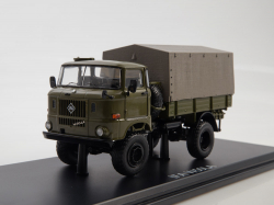 IFA W50LA 4×4 flatbed truck with tent, хаки, SSM1467, SSM 1:43