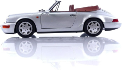 Porsche 964 (964) Carrera II Cabriolet 1990, silver, 187330, Norev 1:18