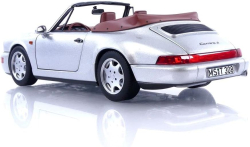 Porsche 964 (964) Carrera II Cabriolet 1990, silver, 187330, Norev 1:18