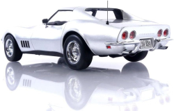 Chevrolet Corvette Coupé (C3) 1969, silver, 189032, Norev 1:18