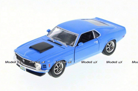 Ford Mustang Boss 429 blue, 73303, MotorMax 1:24
