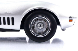 Chevrolet Corvette Coupé (C3) 1969, silver, 189032, Norev 1:18
