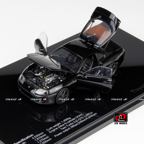 Toyota Supra A80, Black, LCD43009BC, LCD 1:43
