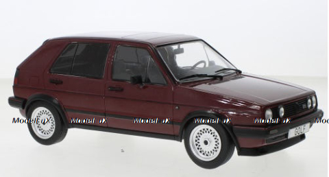 Volkswagen Golf II GTI, metallic dunkelrot, 5trg., 1984, MCG18391, MCG 1:18