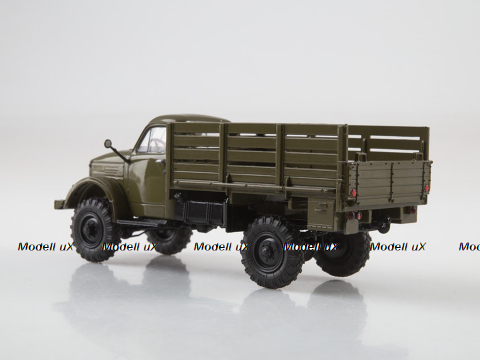 ГАЗ-63 бортовой (с тентом), арт. 102637, АвтоИстория 1:43