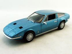 Maserati Indy 1968, blue, Суперкары, лучшие Автомобили Мира #79, Deagostini 1:43