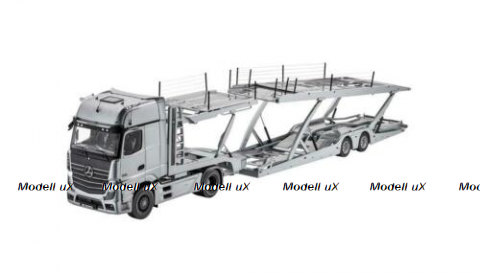 Mercedes Actros Autotransporter silver, B66004211, NZG 1:18