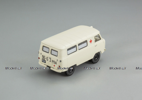 Уаз-450А, Скорая Медицинская Помощь (интерьер гражданской скорой 1960 г, 145023, DiP Models 1:43