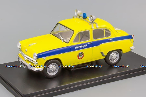 Москвич-407 Милиция Легендарные Советские Автомобили №77, Hachette 1:24