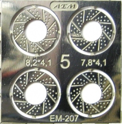 Фототравление Тормозные диски вариант 5, EM-207