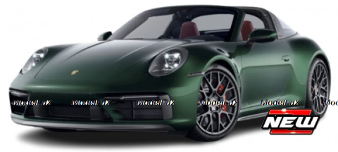 Porsсhe  911 (992) Targa 4 GTS 2021 green, 155061065, Minichamps 1:18