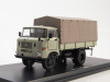 IFA W50L flatbed truck with tent grey, SSM1465, SSM 1:43