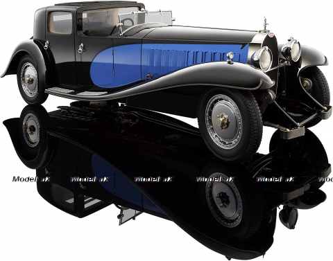 Bugatti Royale Coupe de Ville 1930 Blue/Black, 3293-J4, Bauer 1:18