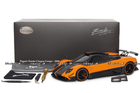 Pagani Zonda Cinque Coupe 2009, Orange, ALM856031, Almost Real 1:18