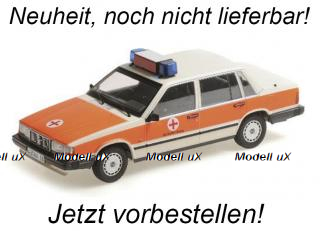 Volvo 740 GL 1986 DRK Aschaffenburg, 155171790,  Minichamps 1:18