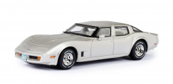 Chevrolet Corvette America open 4 door 1980, Silver, EMUS43010B, ESVAL Model 1:43