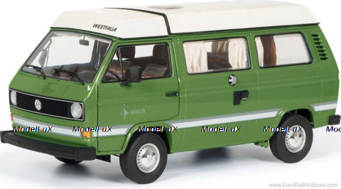 Volkswagen T3a Camper Joker green, 450038800, Schuco 1:18
