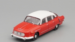 Tatra 603-1 1960, red, Автолегенды СССР и соцстран №145, 1:43