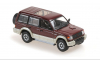 Mitsubishi Pajero LWB 1991 Dark Red Metallic, 940163470, Maxichamps 1:43	