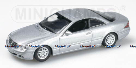 Mercedes CL-Class Coupe (C215) 1999, brilliant silver, MI38024, Minichamps 1:43