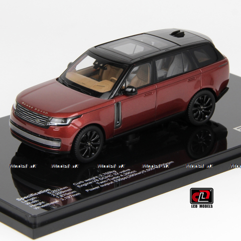 Range Rover Land Rover, SV Serenity, Red, LCD 1:43