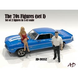 Набор фигурок 70-х №2, AD38352, American Diorama 1:43 