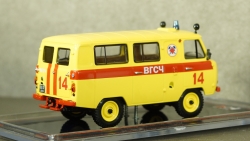 Уаз-452В ВГСЧ, металл, TruckTyr 1:43