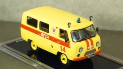 Уаз-452В ВГСЧ, металл, TruckTyr 1:43