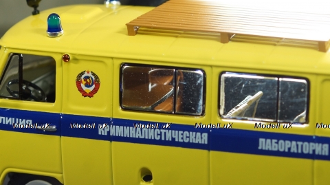 Уаз-452В криминалистическая лаборатория, металл, TruckTyr 1:43