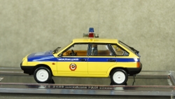 Ваз-2109 Милиция ГАИ эскорт, металл, TruckTyr 1:43
