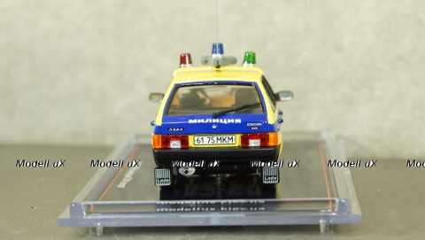 Ваз-2109 Милиция ГАИ эскорт, металл, TruckTyr 1:43