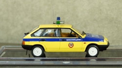 Ваз-2109 Милиция ГАИ эскорт, металл, TruckTyr 1:43