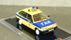 Ваз-2109 Милиция ГАИ эскорт, металл, TruckTyr 1:43