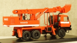 Экскаватор-планировщик UDS-114A (на шасси Tatra-815) пожарный, SSM1421, SSM 1:43
