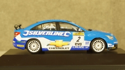 Chevrolet Cruze LT, No.2, RML Silverline Chevrolet, BTCC J. Plato, without showcase, Atlas 1:43
