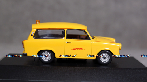 Trabant P601 Follow Me DHL HUB Leipzig 2001, IST190, IST 1:43
