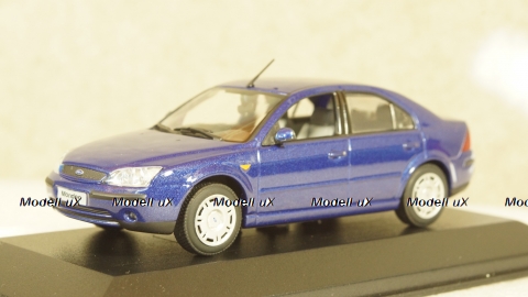 Ford Mondeo Saloon 2001 bluemetallic, Minichamps 1:43