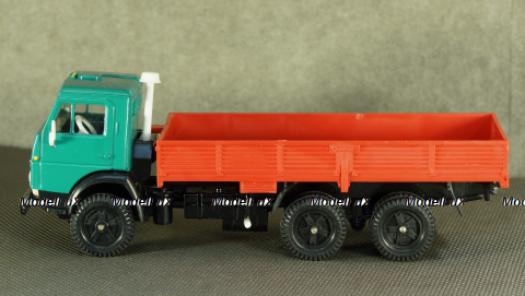 Камаз 5320, бортовой, зелено-красный, Арек 1:43
