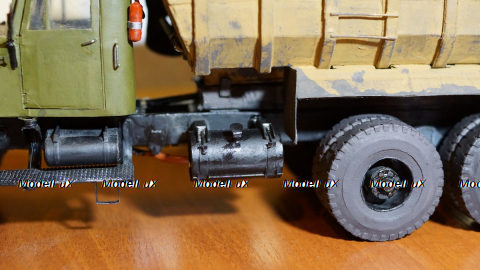 Краз 256 самосвал из картона, Modellux 1:25