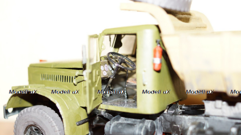 Краз 256 самосвал из картона, Modellux 1:25