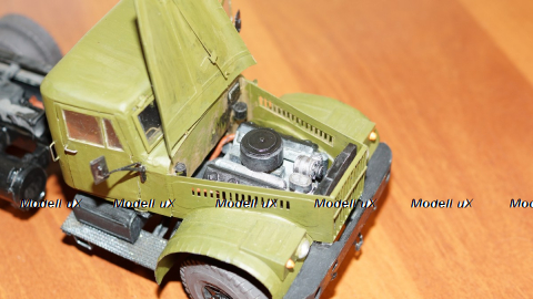 Краз 256 самосвал из картона, Modellux 1:25