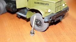 Краз 256 самосвал из картона, Modellux 1:25