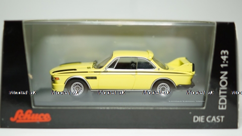 BMW 3.0 CSL E9 yellow, Schuco 1:43