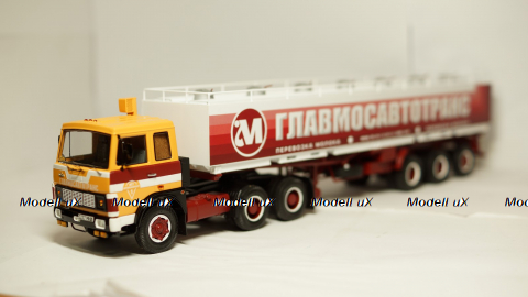 Маз 6422 с полуприцепом АМП-22,6 Молоковоз, TruckTyr 1:43